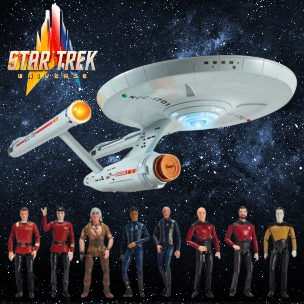 Star Trek Universe 5" Action Figure - COMMANDER WILLIAM RIKER The Next Generation