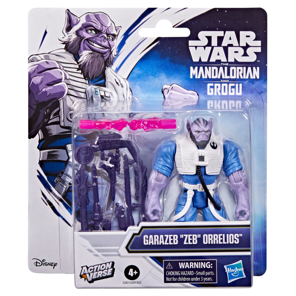 Star Wars Action Verse The Mandalorian and Grogu 4.5" Action Figure - GARAZEB "ZEB" ORRELIOS (2026)