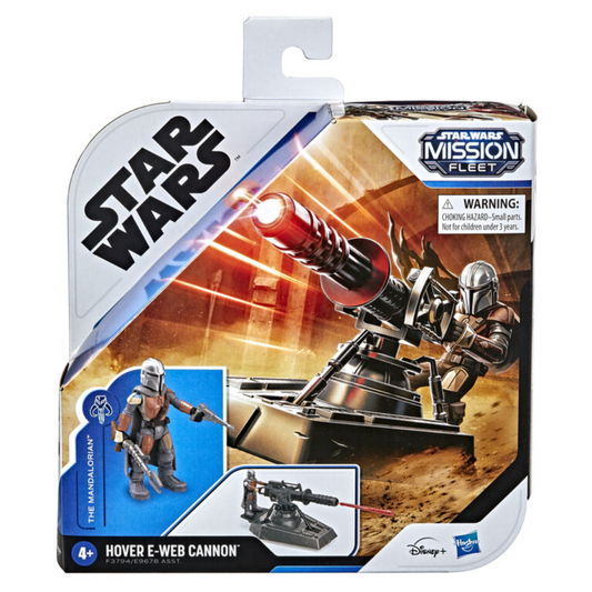 Star Wars Mission Fleet Expedition Class Hover E-Web Cannon Mandalorian 2.5-Inch-Scale Figure & Vehicle Accessory
