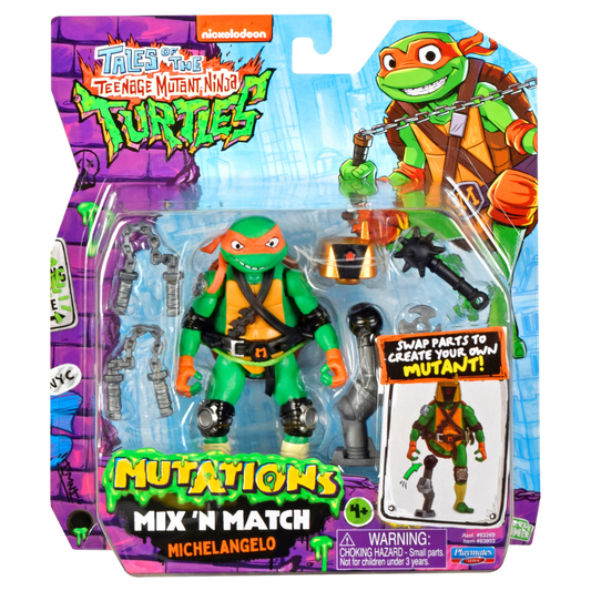 Tales of the Teenage Mutant Ninja Turtles - MICHAELANGELO Mutations Mix n Match Action Figure