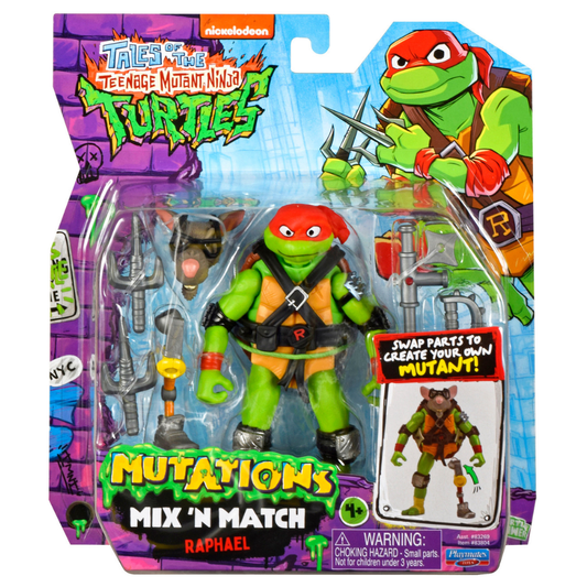 Tales of the Teenage Mutant Ninja Turtles - RAPHAEL Mutations Mix n Match Action Figure