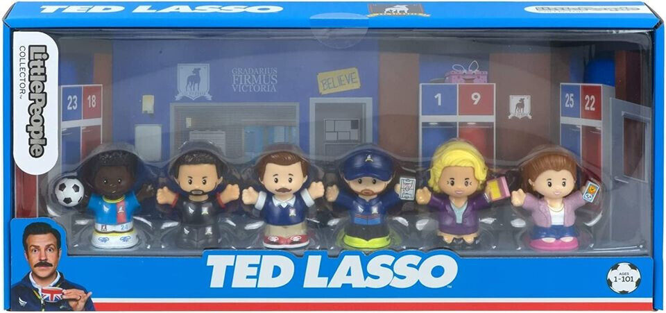 Little People Collector Special Edition - TED LASSO 6 FIGURE SET for Adults & Fans