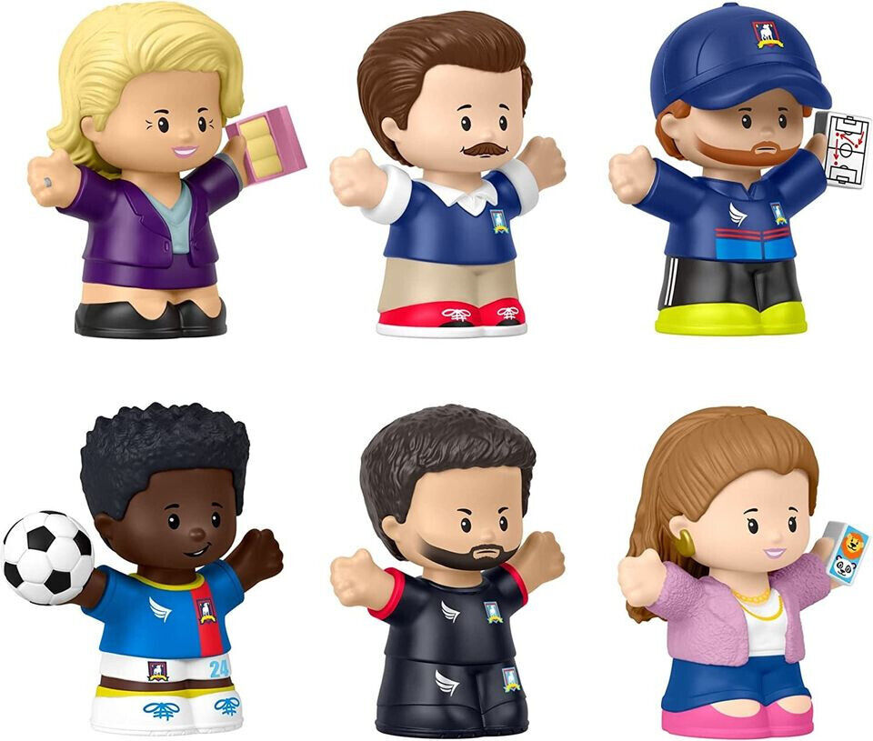 Little People Collector Special Edition - TED LASSO 6 FIGURE SET for Adults & Fans