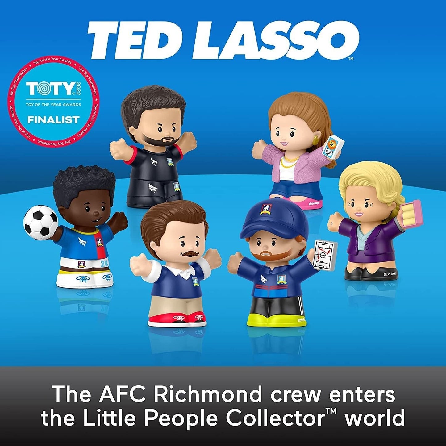 Little People Collector Special Edition - TED LASSO 6 FIGURE SET for Adults & Fans