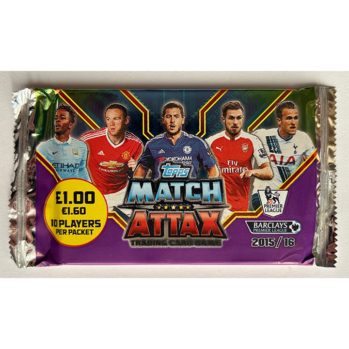 Topps 2015-16 Match Attax Premier League - Bundle of 5 Trading Card Packets