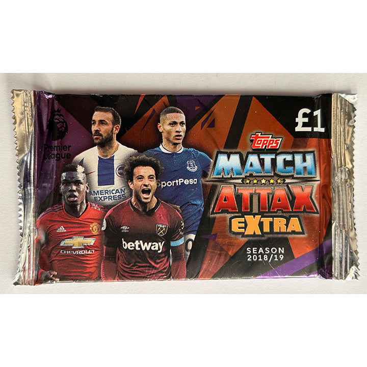 First Match Packet Topps 2018-19 Match Attax Extra Premier League - Bundle of 5 Trading C ...