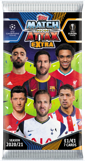 Topps 2020/21 Match Attax Extra UEFA - Trading Card Packets