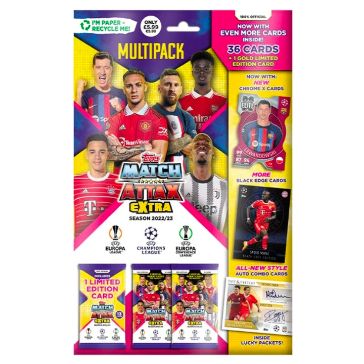 Topps 2022-23 Match Attax Extra UEFA - Multipack