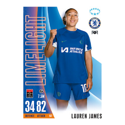 Topps 2023-24 Match Attax Extra UEFA - JAMES (CHELSEA) Limelight 157