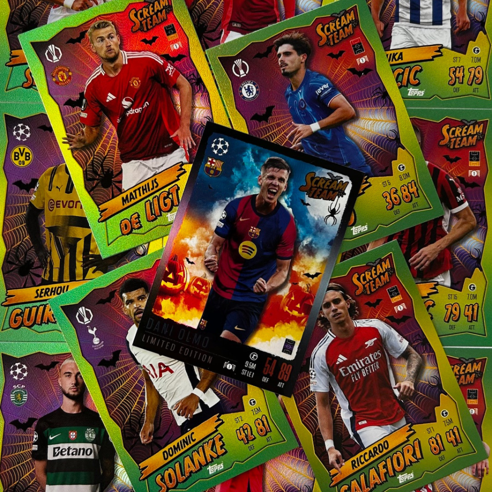 Topps 2024-25 Match Attax UEFA Update - Single SCREAM TEAM Cards (ST1 - ST16)