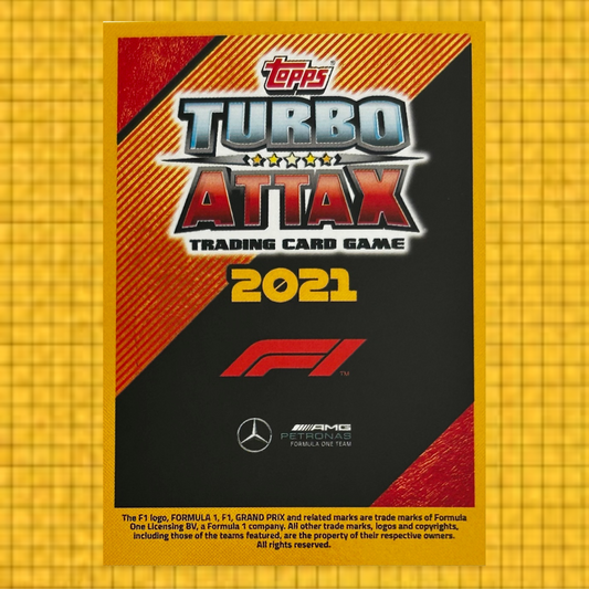 Topps F1 Turbo Attax 2021 - LEWIS HAMILTON (MERCEDES-AMG) Supreme Skill #247