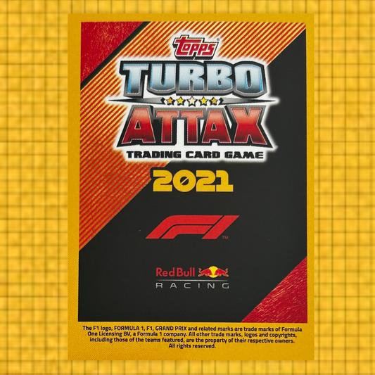 Topps F1 Turbo Attax 2021 - MAX VERSTAPPEN (RED BULL RACING) Topps F1 Awards #236