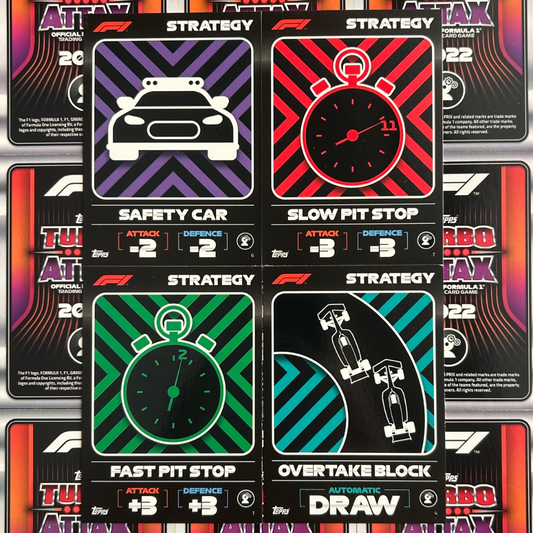 Topps F1 Turbo Attax 2022 - Single STRATEGY Cards (#1 - #9)