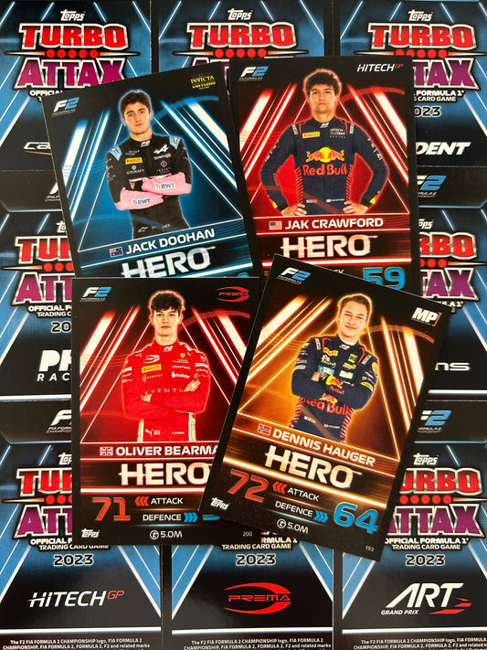 Topps F1 Turbo Attax 2023 - Single F2 TEAMS Cards (#193 - #214)