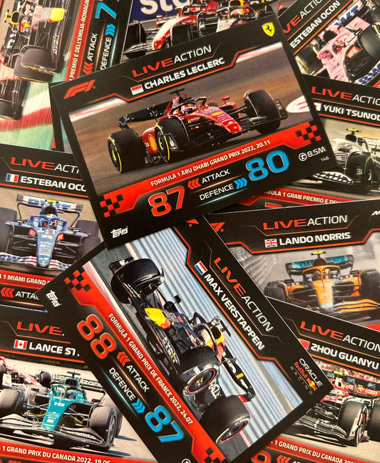 Topps F1 Turbo Attax 2023 - Single LIVE ACTION Cards (#112 - #147)