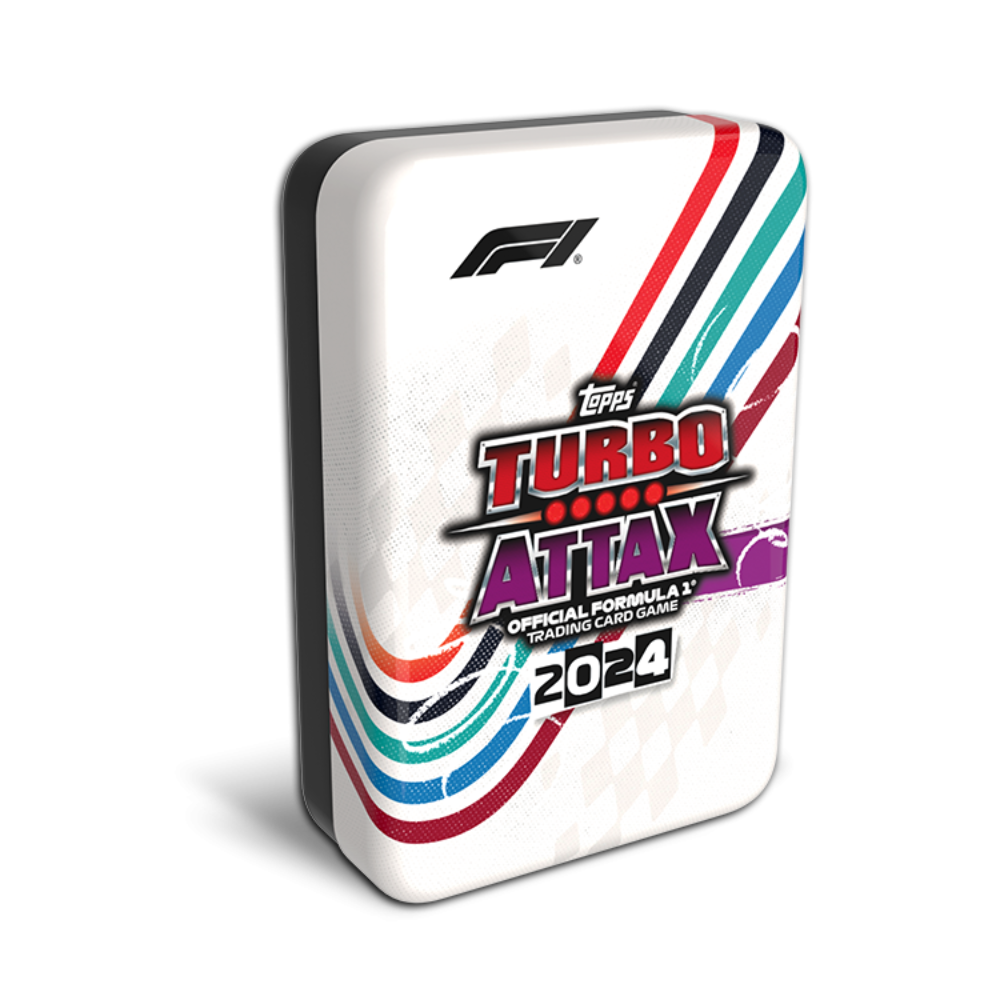 Topps F1 Turbo Attax 2024 - FAST TRACK MEGA TIN (66 Cards inc 6 Limited Editions)