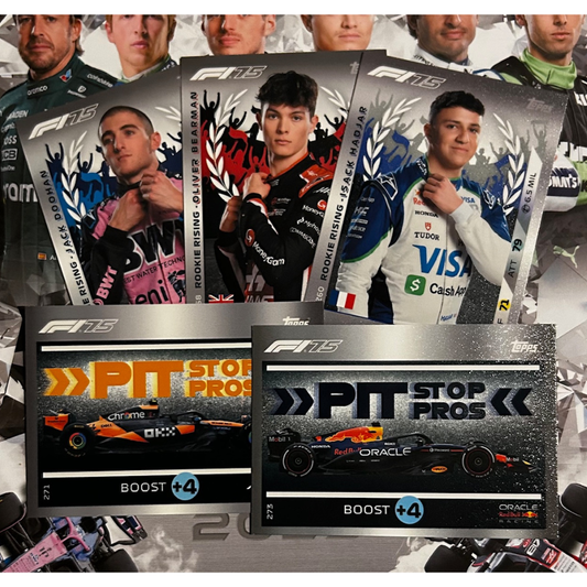 Topps F1 Turbo Attax 2025 - Single ROOKIE RISING, VICTORY LAP & PIT STOP PROS Cards (#256 - #275)
