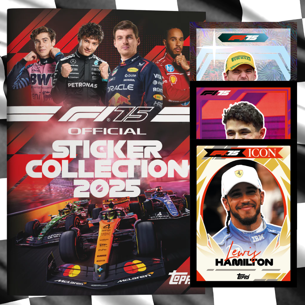 2025 Topps Formula 1 Sticker Collection – Complete Sticker & Album Set