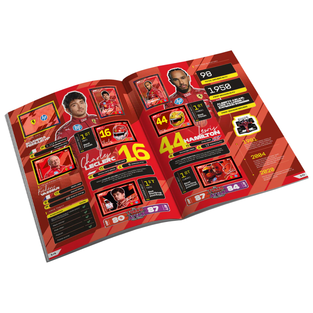 2025 Topps Formula 1 Sticker Collection – Complete Sticker & Album Set
