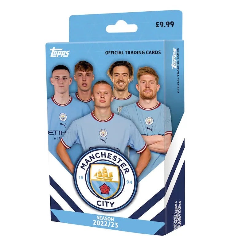 Topps Manchester City Official Fan Set 2022-23 - Topps UK Hanger Box
