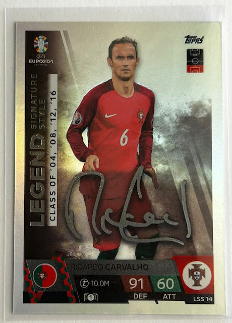 Topps Match Attax UEFA EURO 2024 - CARVALHO (PORTUGAL) Legend Signature Style LSS14