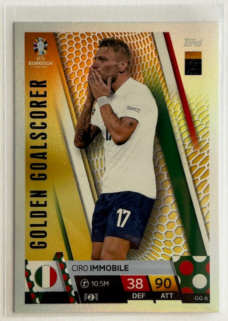 Topps Match Attax UEFA EURO 2024 - IMMOBILE (ITALY) Golden Goalscorer GG6