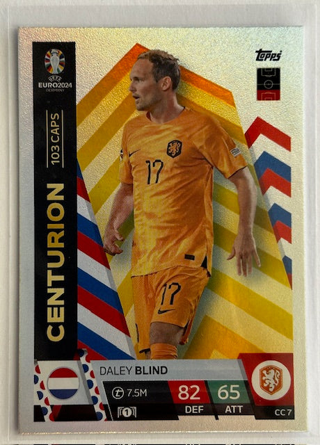 Topps Match Attax UEFA EURO 2024 - BLIND (NETHERLANDS) Centurion CC7