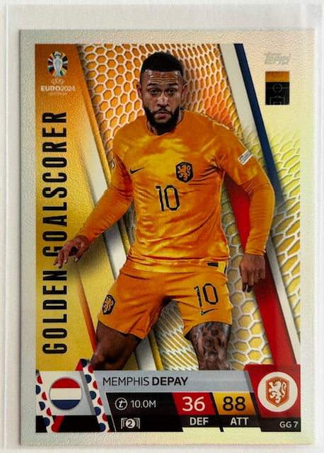 Topps Match Attax UEFA EURO 2024 - DEPAY (NETHERLANDS) Golden Goalscorer GG7