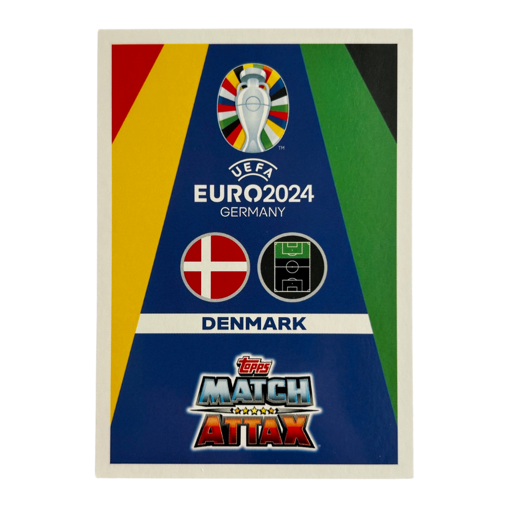 Topps Match Attax UEFA EURO 2024 - Single DENMARK Cards (DEN 1 - DEN 18)