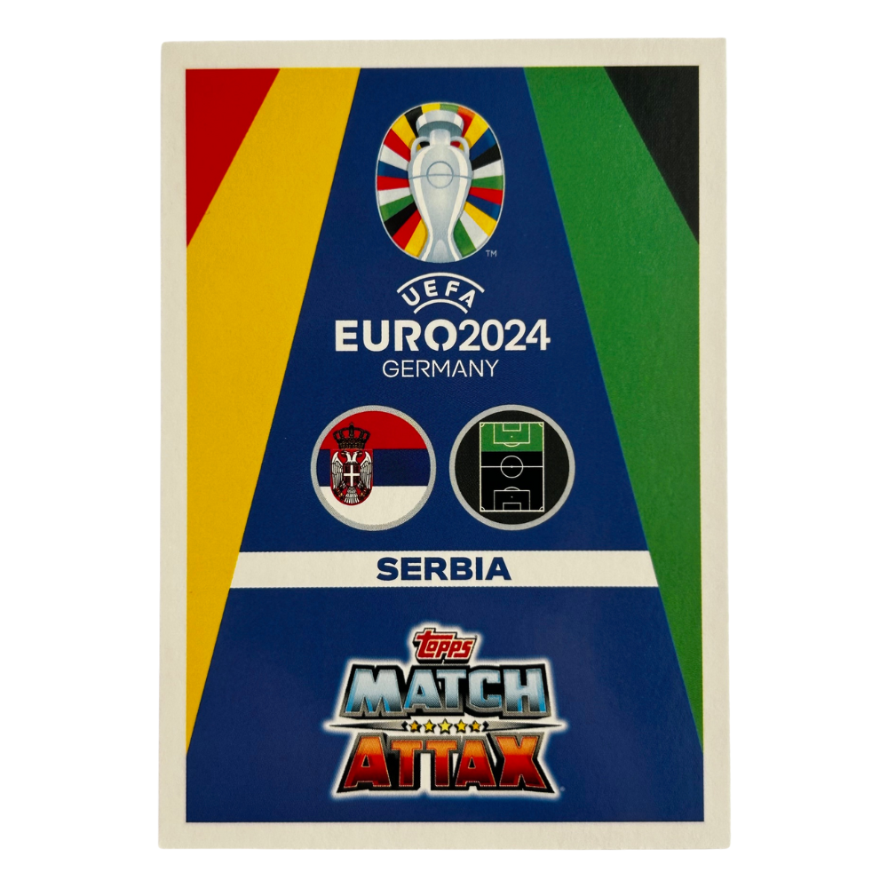 Topps Match Attax UEFA EURO 2024 - Single SERBIA Cards (SRB 1 - SRB 18)