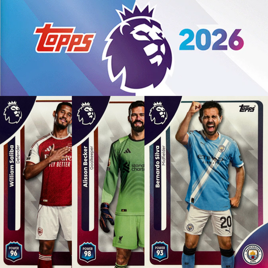 Topps Premier League 2026 Debut Edition - Single BASE Cards #1 - #198 (ARS to MCI)