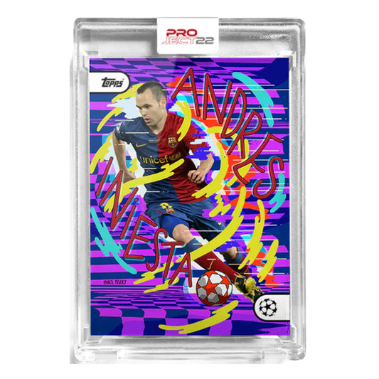 Topps Project 22 - INIESTA (FC BARCELONA) Base by Mike Perry