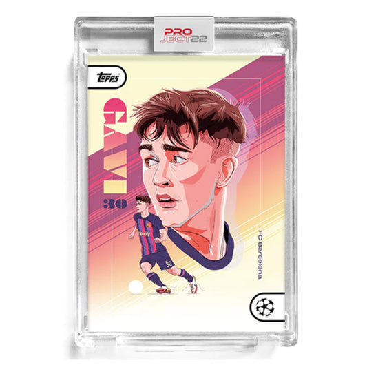 Topps Project 22 - GAVI (FC BARCELONA) Base by Dan Leydon