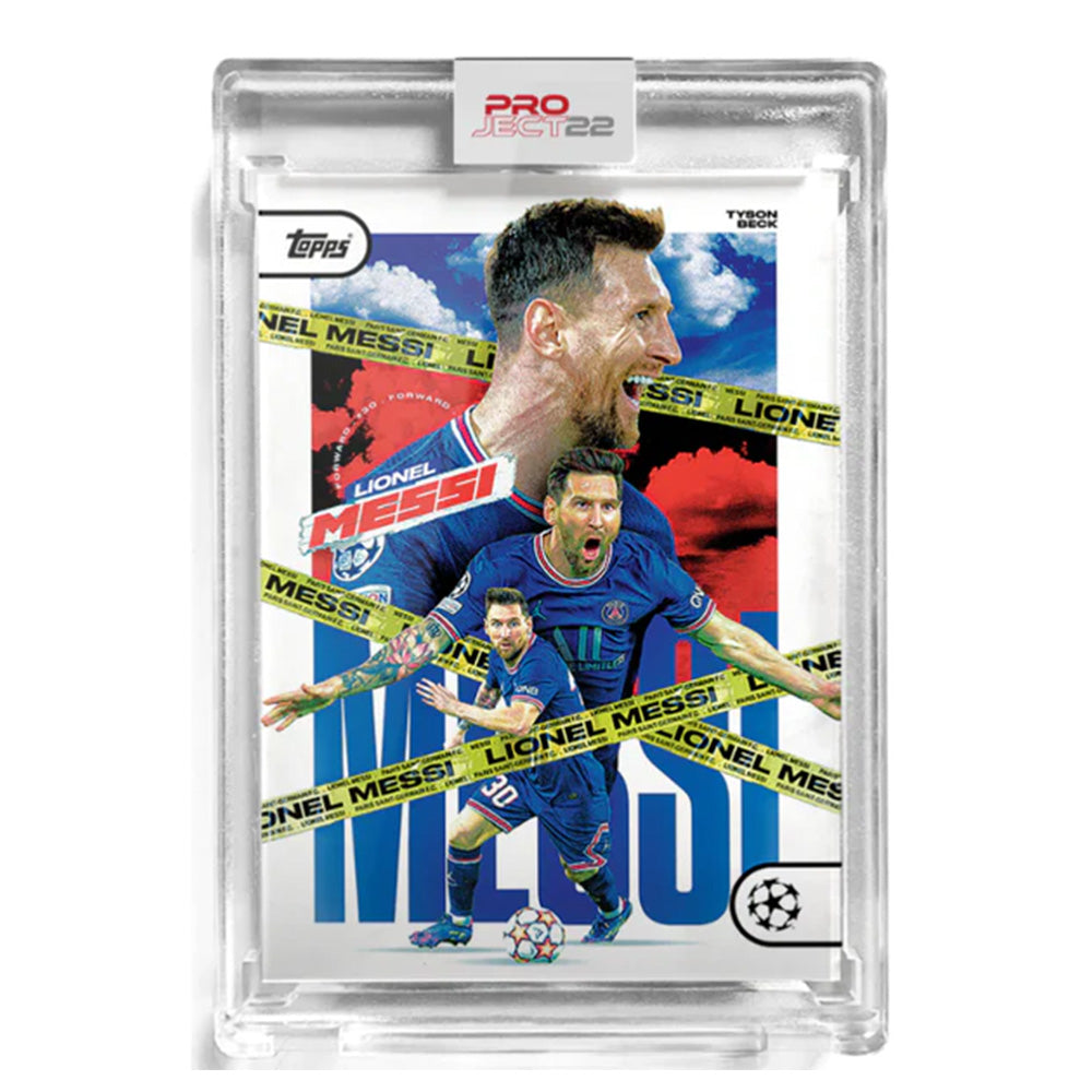 Topps Project 22 - MESSI (PSG) Base by Tyson Beck