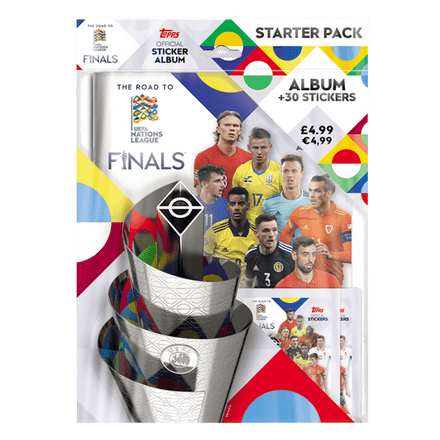 2022 Topps The Road to UEFA Nations League Finals Sticker Collection - Starter Pack