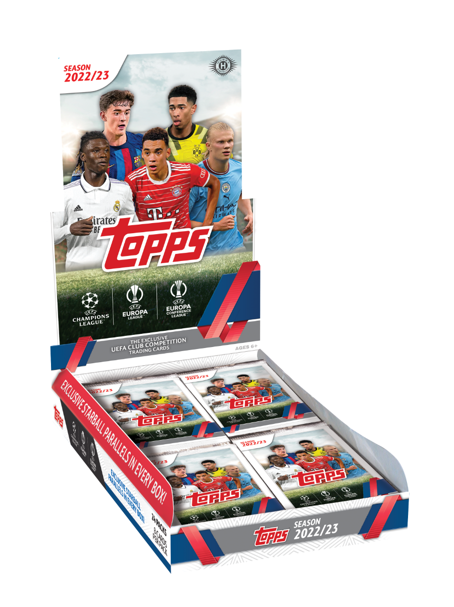 Topps UEFA Club Competitions Flagship 2022-23 - Topps UK Box