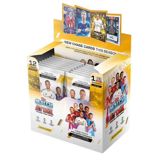 PRE-ORDER: Topps UCC Match Attax 2025-26 - FULL BOX OF 32 PACKETS (384 Cards)