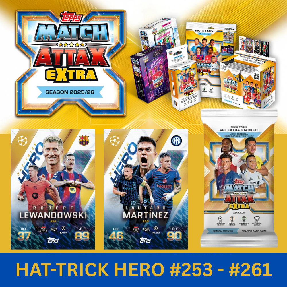 Topps UCC Match Attax Extra 2025-26 - HAT-TRICK HERO (#253-#261) Foil
