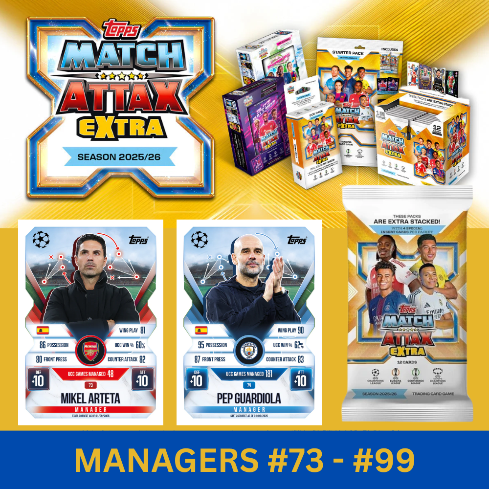 Topps UCC Match Attax Extra 2025-26 - MANAGERS (#73-#99) Base Cards
