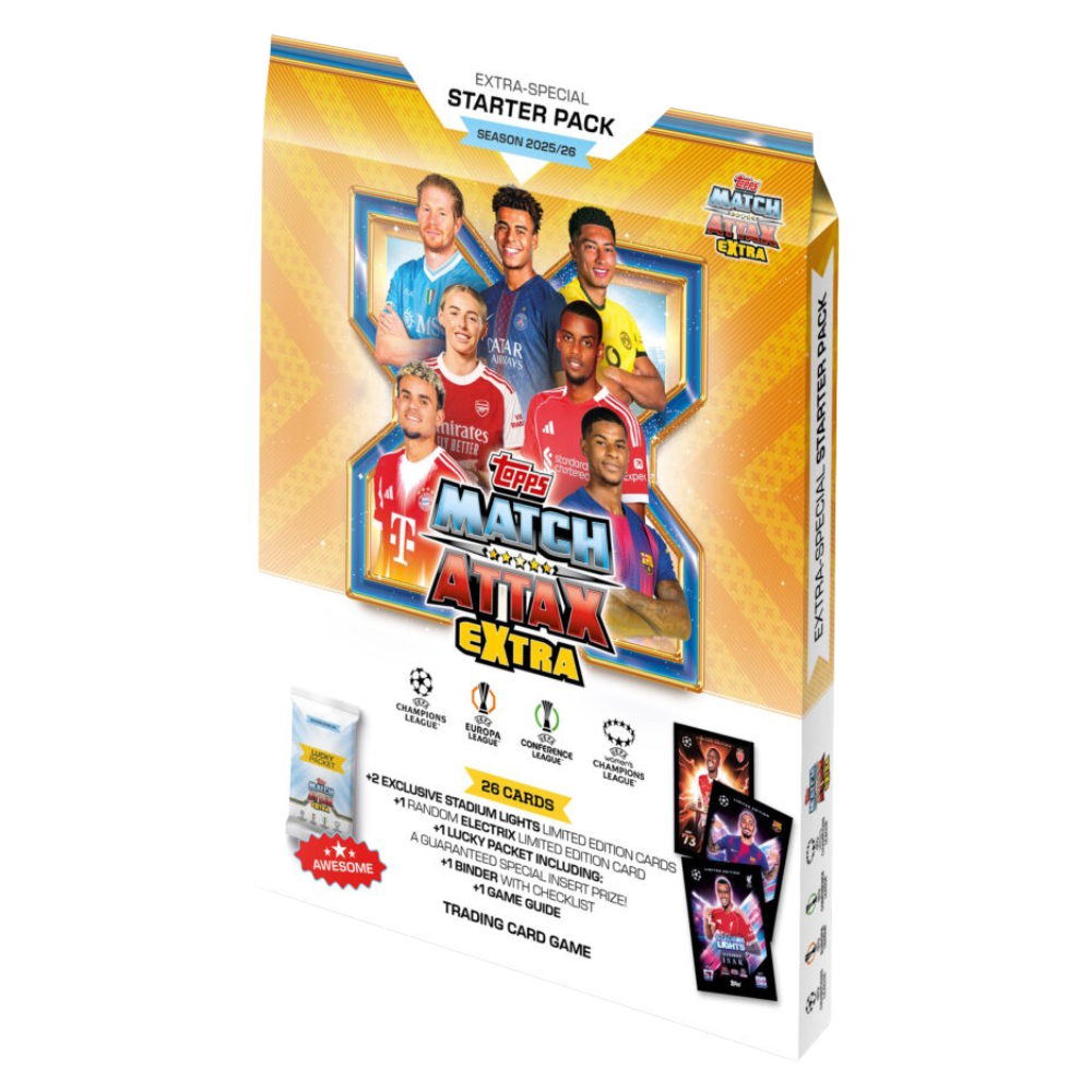 Topps UCC Match Attax Extra 2025-26 - STARTER PACK (UK IMPORT)
