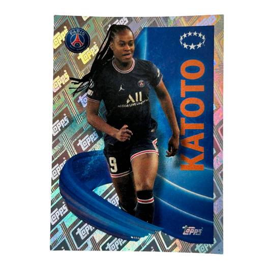 Topps UEFA Champions League 2022-23 - KATOTO (PARIS SAINT-GERMAIN) Foil Sticker #26