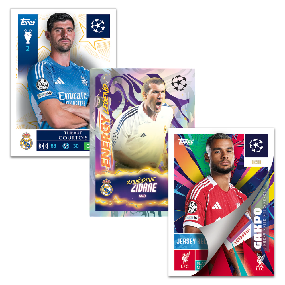 Topps UEFA Champions League 2025-26 Sticker Collection - Box of 50 Packs