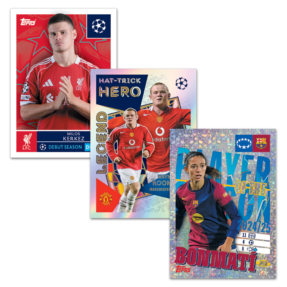 Topps UEFA Champions League 2025-26 Sticker Collection - Box of 50 Packs