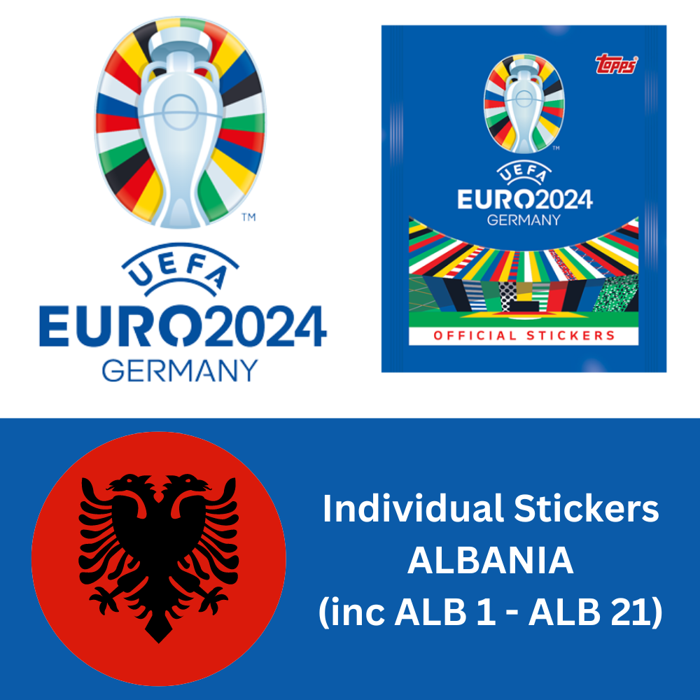 Topps UEFA EURO 2024 Sticker Collection - Single ALBANIA Stickers (inc ALB 1-21)