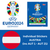Topps UEFA EURO 2024 Sticker Collection - Single AUSTRIA Stickers (inc AUT 1-21)