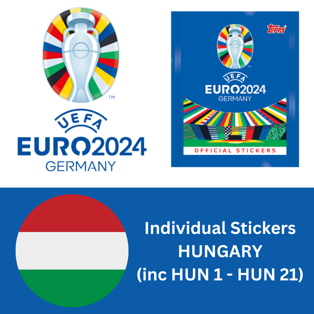 Topps UEFA EURO 2024 Sticker Collection - Single HUNGARY Stickers (inc HUN 1-21)