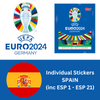 Topps UEFA EURO 2024 Sticker Collection - Single SPAIN Stickers (inc ESP 1-21)