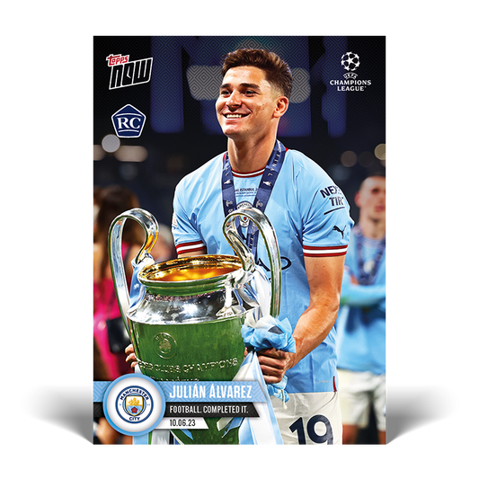 Topps Now 2022-23 UEFA Champions League - Julián Álvarez: Football. Completed it. 10.06.23 #124