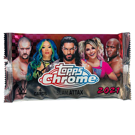 Topps WWE Slam Attax Chrome 2021 - Trading Card Packet