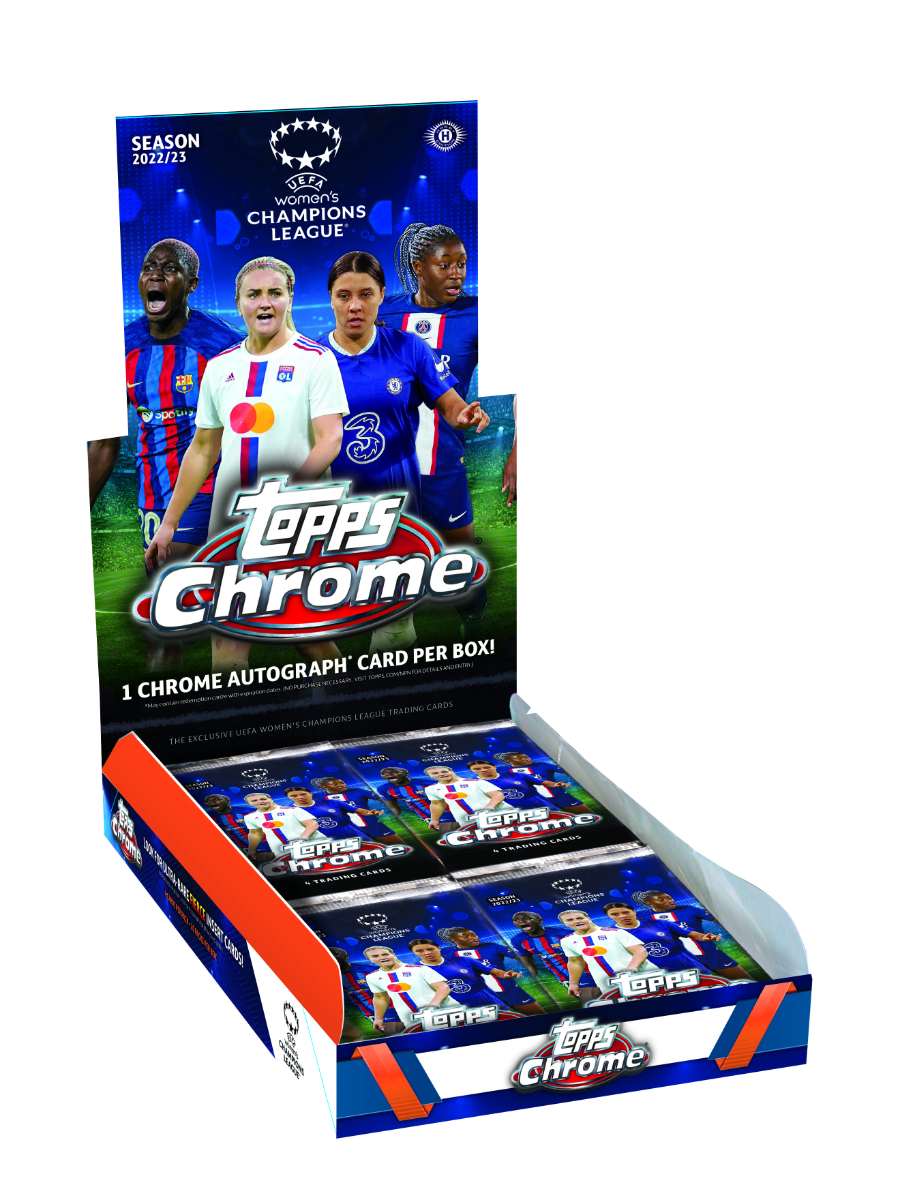 Topps Women's UEFA Champions League Chrome 2022-23 - Hobby Box